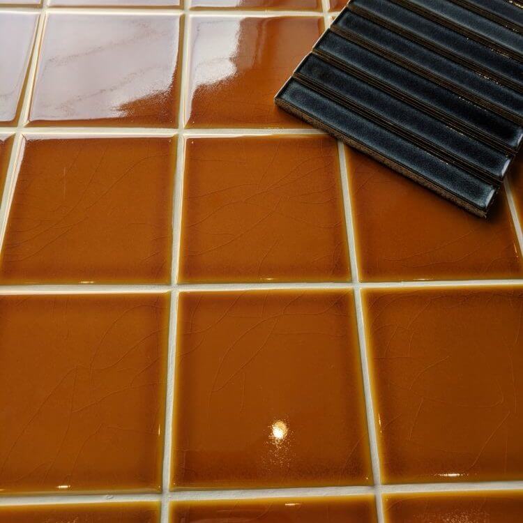 Caramel ceramic tile | Tiento