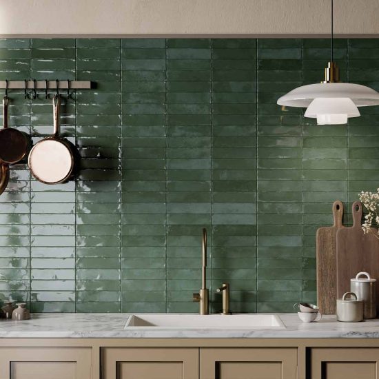 Marrakesh Gloss Dark Green Tile
