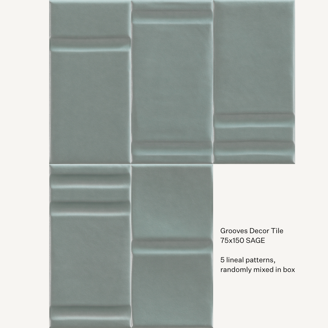 Grooves tile series
